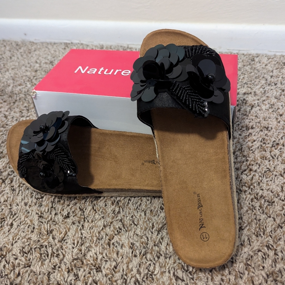 Black sandals